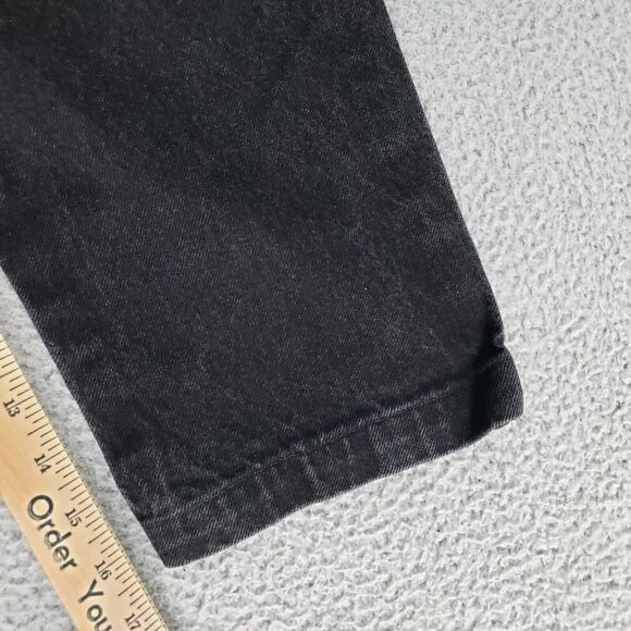 VINTAGE Bongo Jeans Womens 7 Black Cropped Denim Juniors Y2K Cropped Capris - Picture 10 of 10